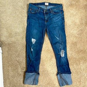 Cuffed Hudson Jeans